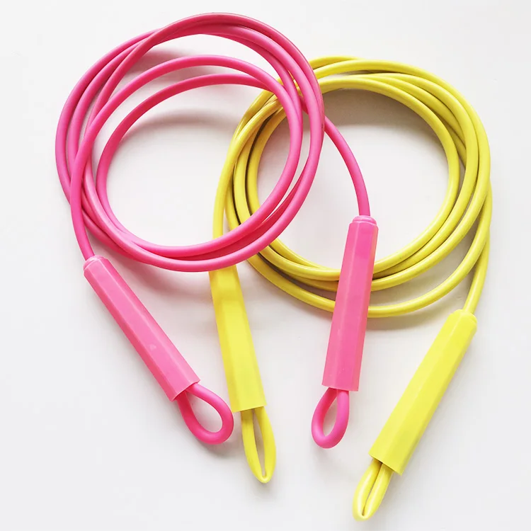 Colorful Durable Adjustable Jump Rope Sports Jump Rope PVC Knots Not Easy to Knot Fast Speed Skipping Rope