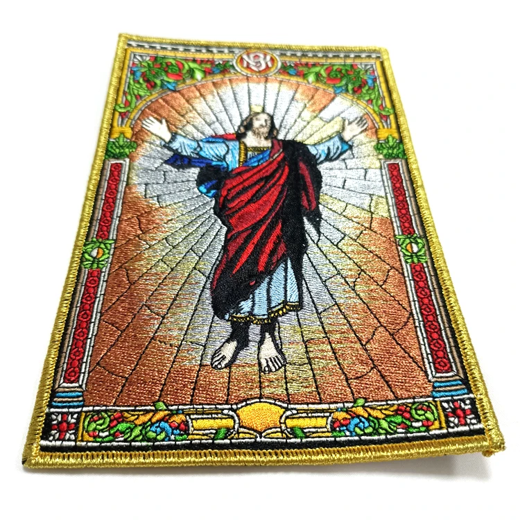 Factory Wholesale Patches Custom Badges Custom Precision clear large embroidery patch