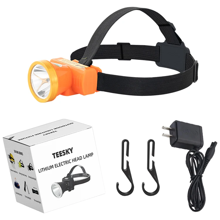 Brightest Led Usb Hiking Rechargeable Head Sky Search Light Battery Headlamp