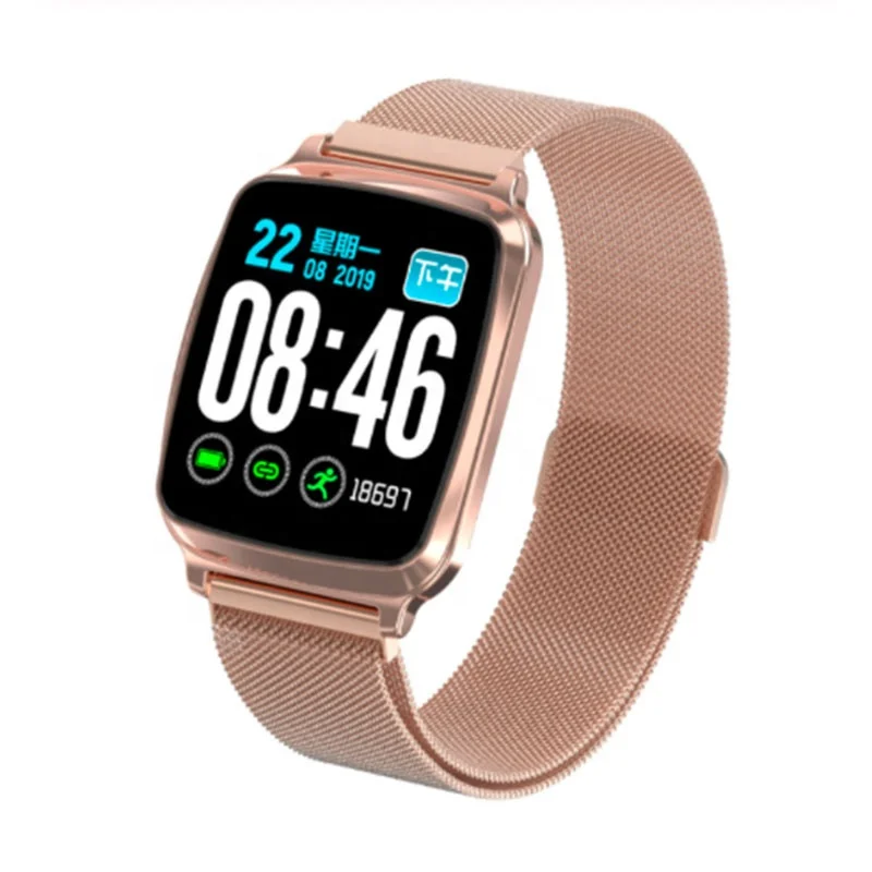 Branded digital smart watch app without sim card metal strap blood pressure control water proof high quality sport smart watch