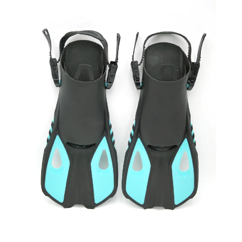 2022 latest water sports swimming short fin diving webbed foot silicone frog shoes