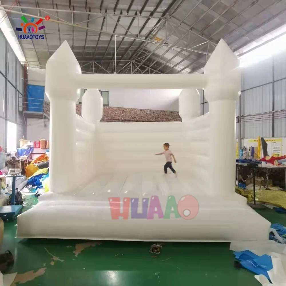 Коммерческий розовый синий прыгающий Домик из ПВХ, белый надувной Свадебный прыгающий замок для взрослых и детей