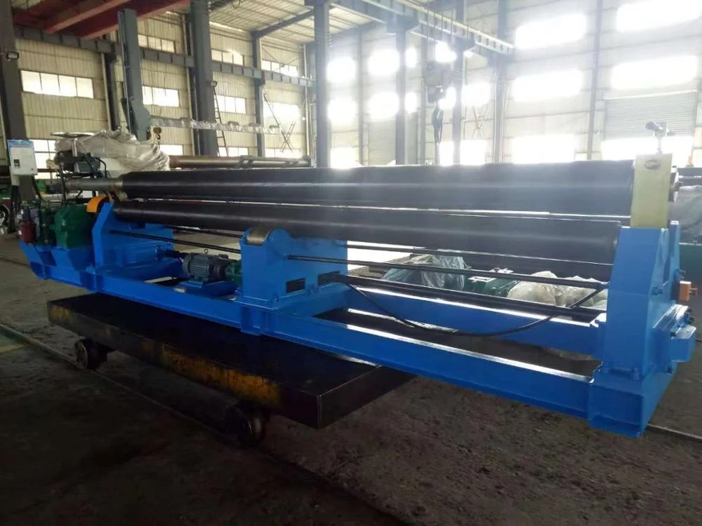 automatic type three roller mechanical manual metal roller rolling bending machine by motor driven with low price