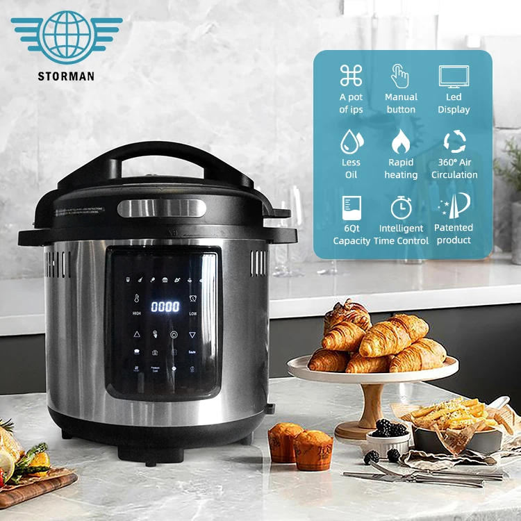 Wholesale Price Kitchen Household Appliance Electric High Pressure Multicooker Air Fryer