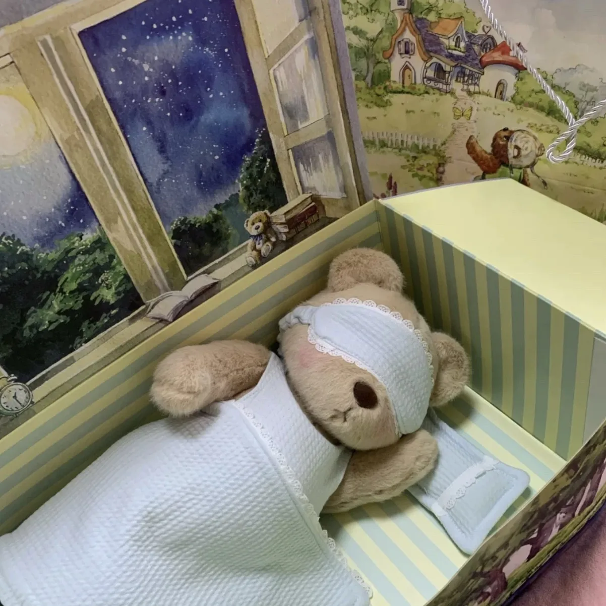 Vintage Teddy Bear With Clothes Plush Toy Soft Mini Bear Handmade Stuffed Animals Gift Toy