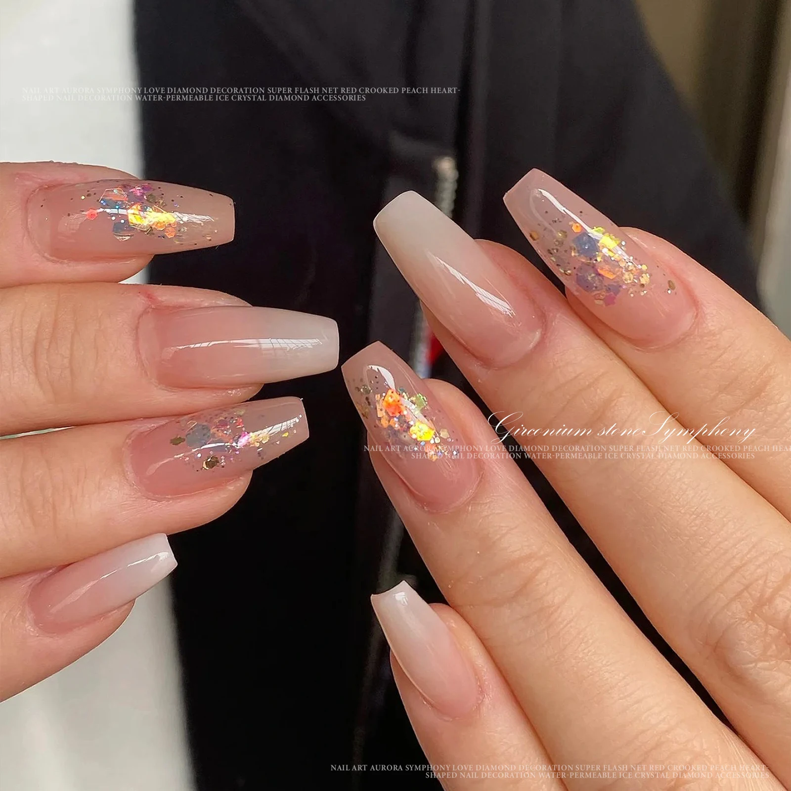 Misscheering Nail Art Sequins Aurora AB Color 3D Triangle Paillette Colorful Chameleon Flakes Glitter Nail Decoration 12 Grid