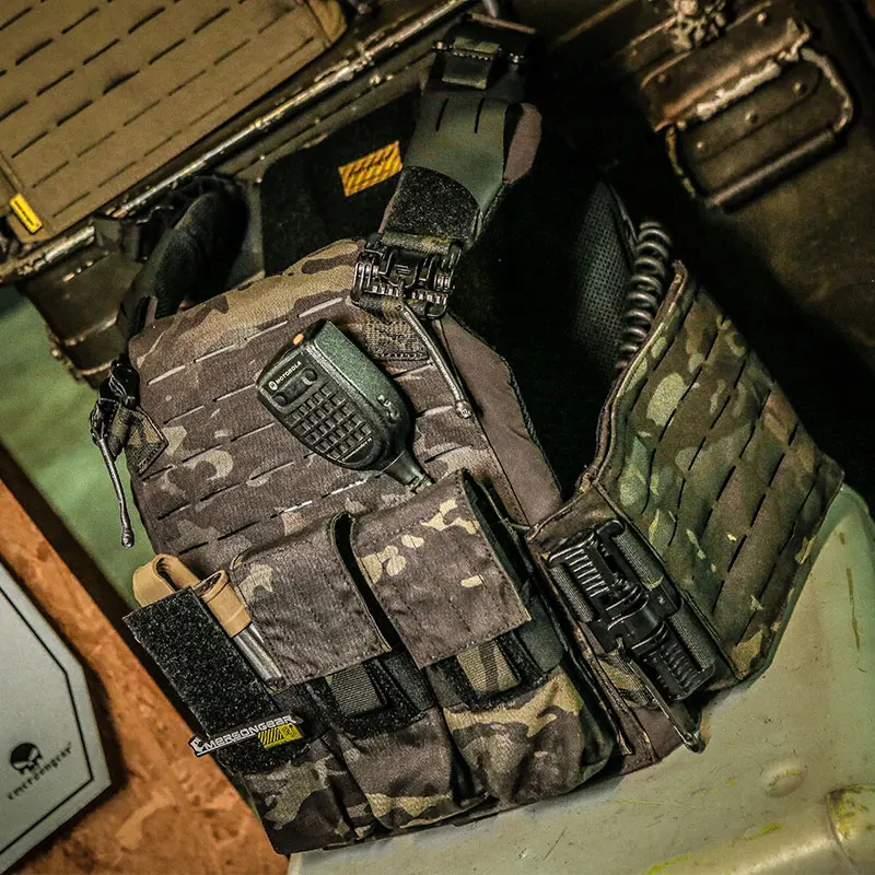 Emersongear быстросъемный дизайнерский полный армированный мужской полицейский жилет тактический Мужской без рукавов на заказ