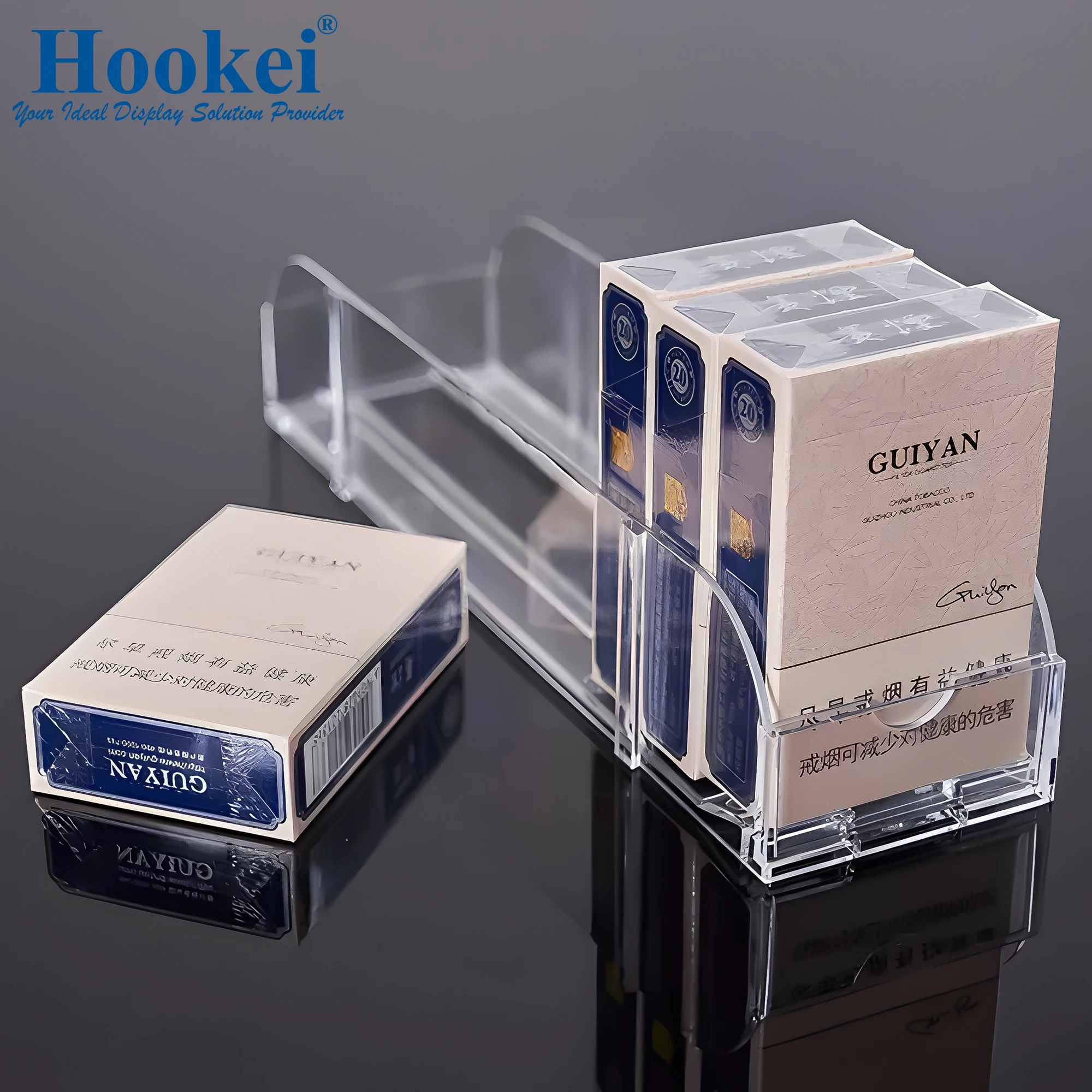 Wholesale Custom Cigarettes Case Rack Displaying Shelf Pusher System Free Sample