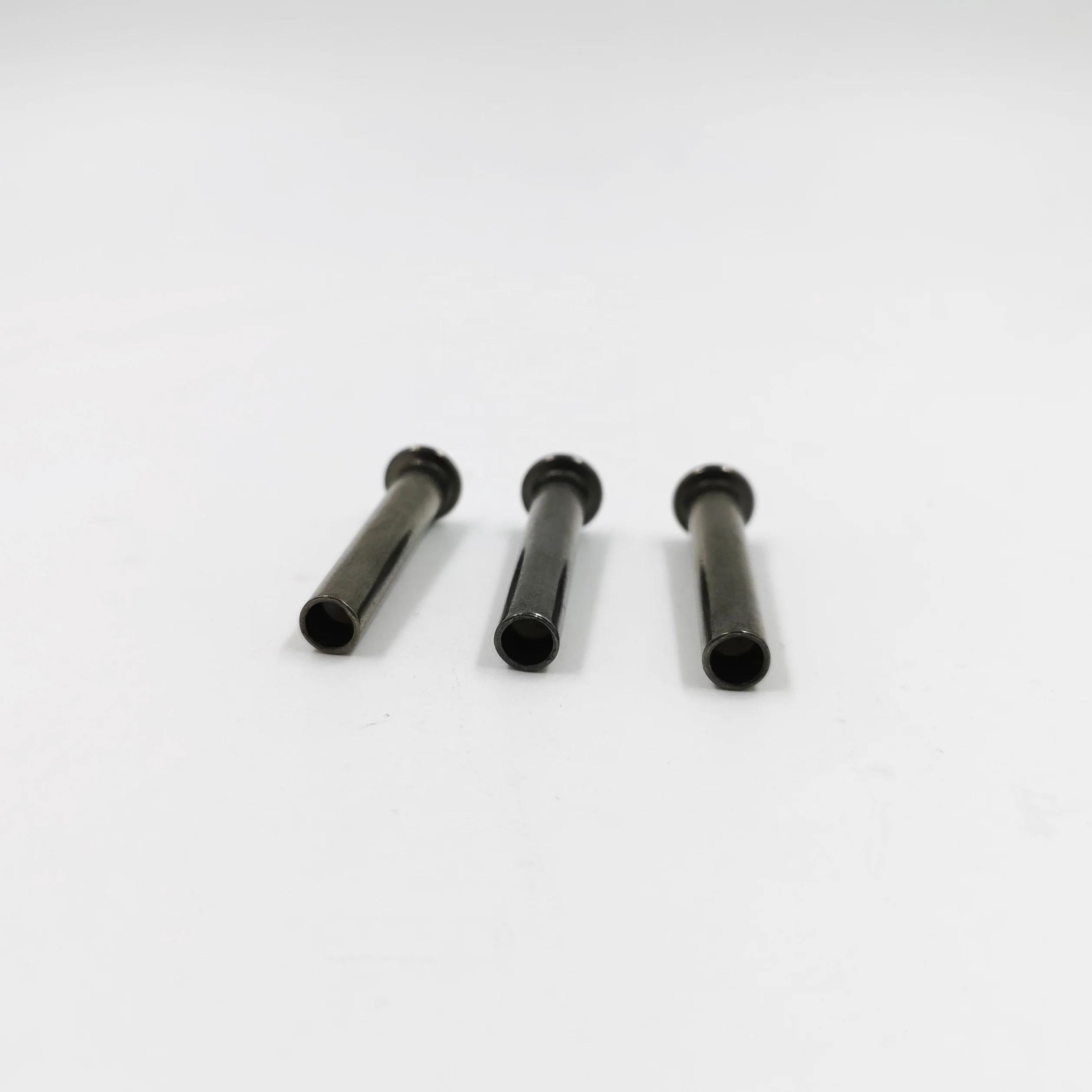 Black Plated Round head Flat Head Semi Tubular Rivets