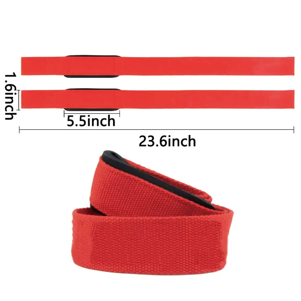 Heavy Duty Cotton Wraps Lifting Wrist Straps For Weightlifting Powerlifting Bodybuilding Lifting Straps