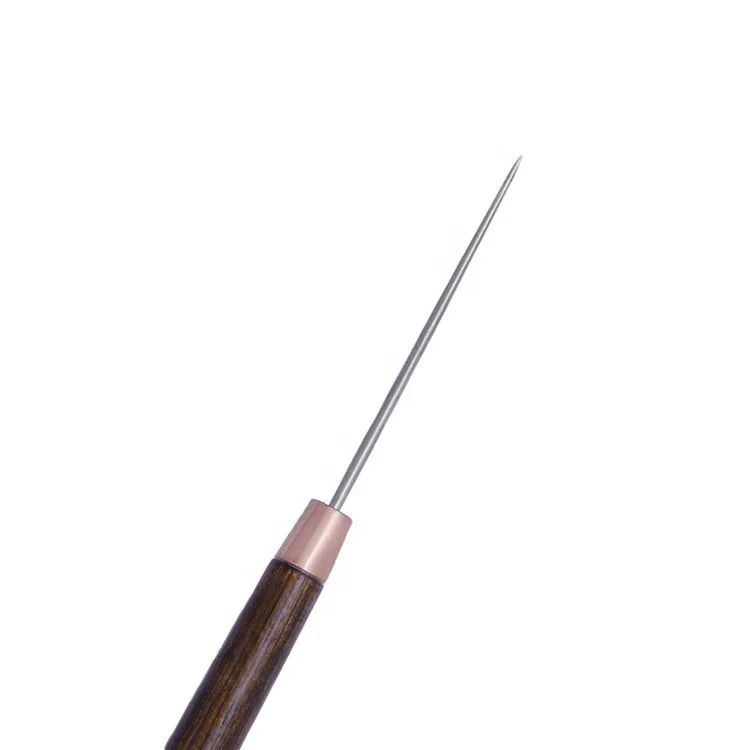 
High quality leather crafting tool slender mahogany sewing awl for making hole 