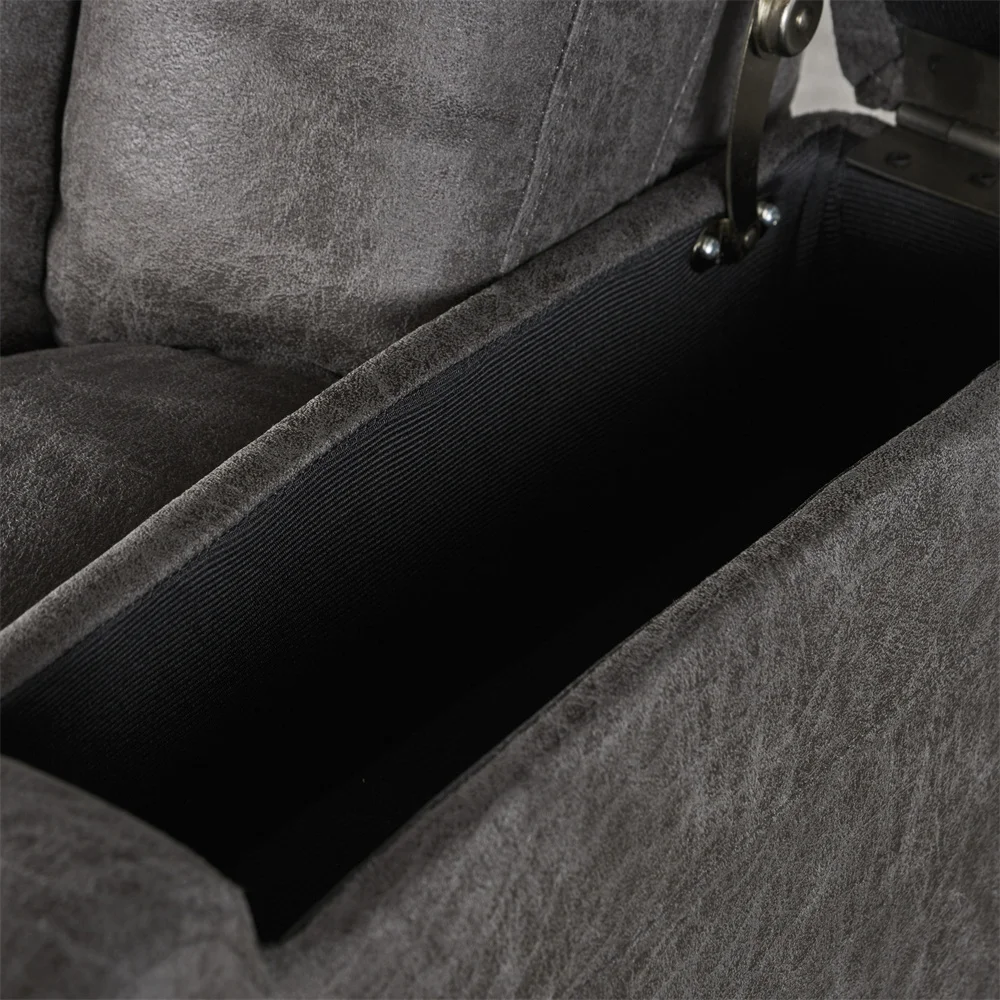 Custom Microfiber Fabric Luxury Motorized Electric Tv Lounge Cinema Single Recliner Sofa Mechanism with Foot Extension USB