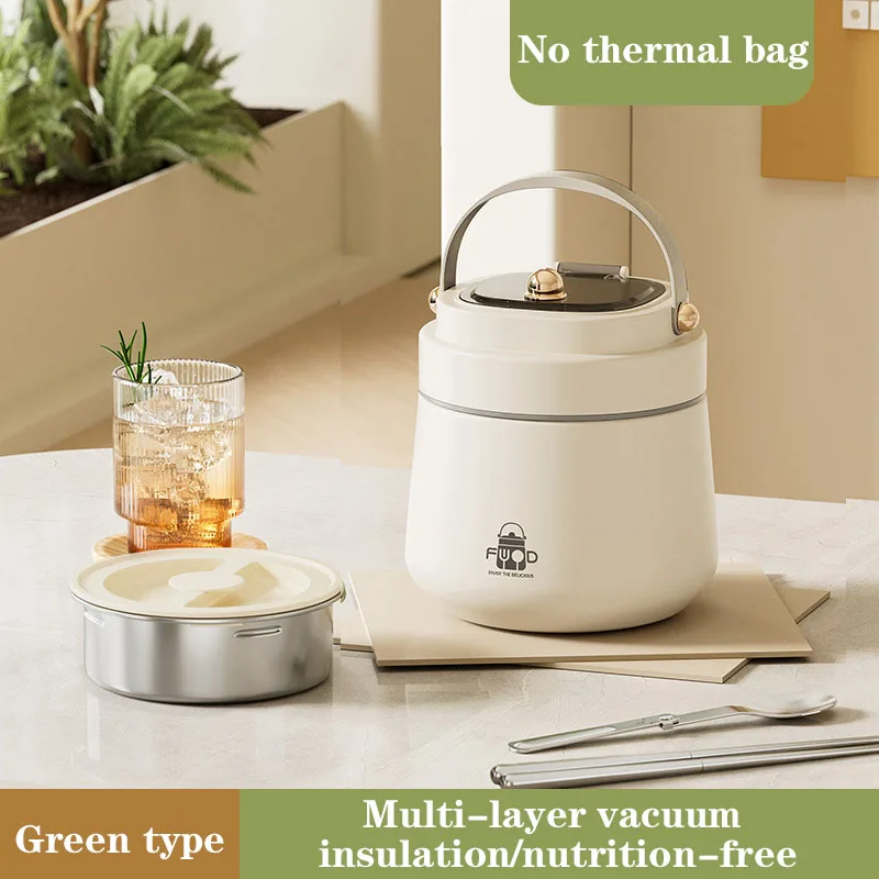 Soup Breakfast Cup Vacuum Insulated Soup Pot Thermal Food Jar Portable Food Containers Bento Lunch Boxes Stainless Steel Metal