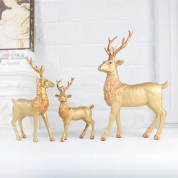 European creative bedroom living room study porch home decoration furnishings crafts simple and practical deer ornaments