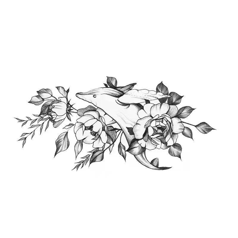 Трафарет на заказ с большим лицом хной для мужчин и женщин, трафарет на основе вагины, фруктового сока, Полуперманентная татуировка с цветком лотоса для женщин