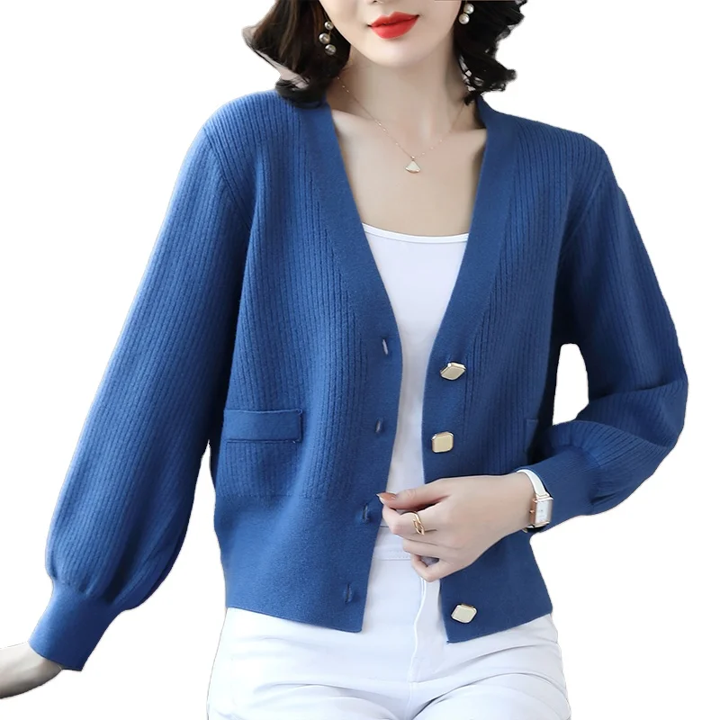 Hot Sell Customized plus size button down cardigan sweater fat women oversized thick heavy knitted cardigan