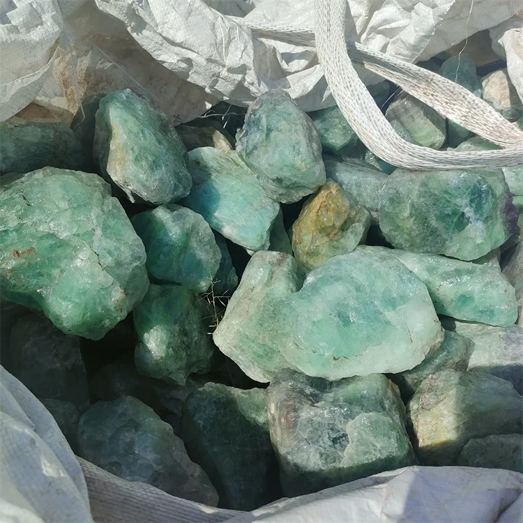 Wholesale Stones And Crystals Natural Raw Rainbow Fluorite Healing Rough Stone for house Decorative