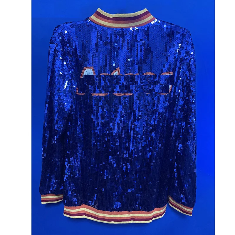 Fast delivery Hot selling Astros Ladies Sequin Jersey Jacket Ready to ship  Football Teams New style Sparking Party Jacket