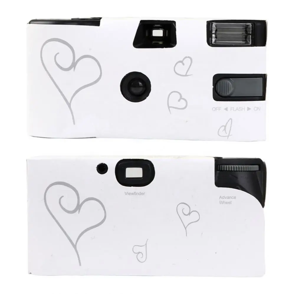 2023 Newest Smart Disposable flash Camera black color promotion gift vacation camping memory catch with 18 pcs Exposure