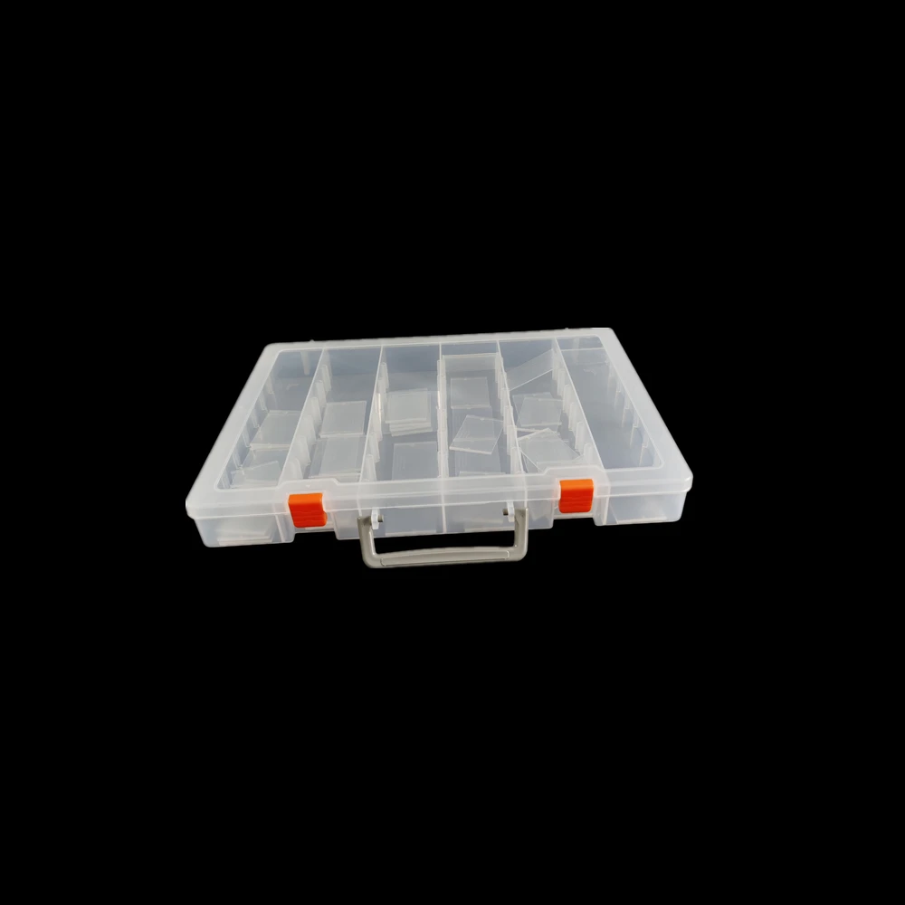 Wholesale 48 Removable Grids Transparent Screws Beads Organizer Jewelry Plastic Storage Box