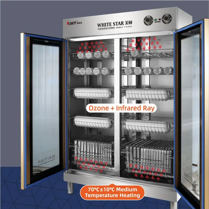 Мощность 1200W нержавеющей стали циркуляции дезинфекционный шкаф для посуды дезинфекционный шкаф