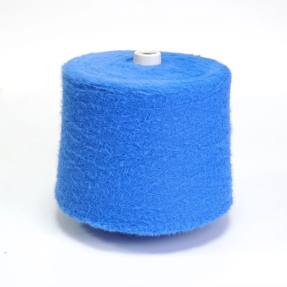 No hair loss fancy factory direct selling  100% Nylon feather yarn for knitting