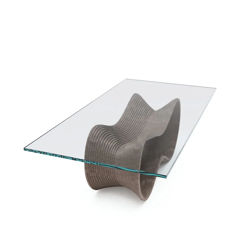 modern big square glass top solid wooden base dining table for set 4 6 8 10 seater chairs living room furniture