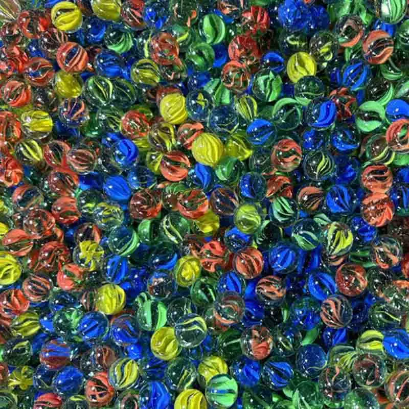 children playing round glass marble glass 16mm balls