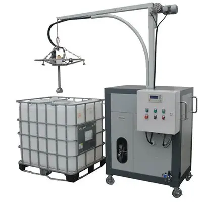 IBC Tank Automatic Cleaning High Pressure Water Jet Cleaner Hyrdo Blasting Machine