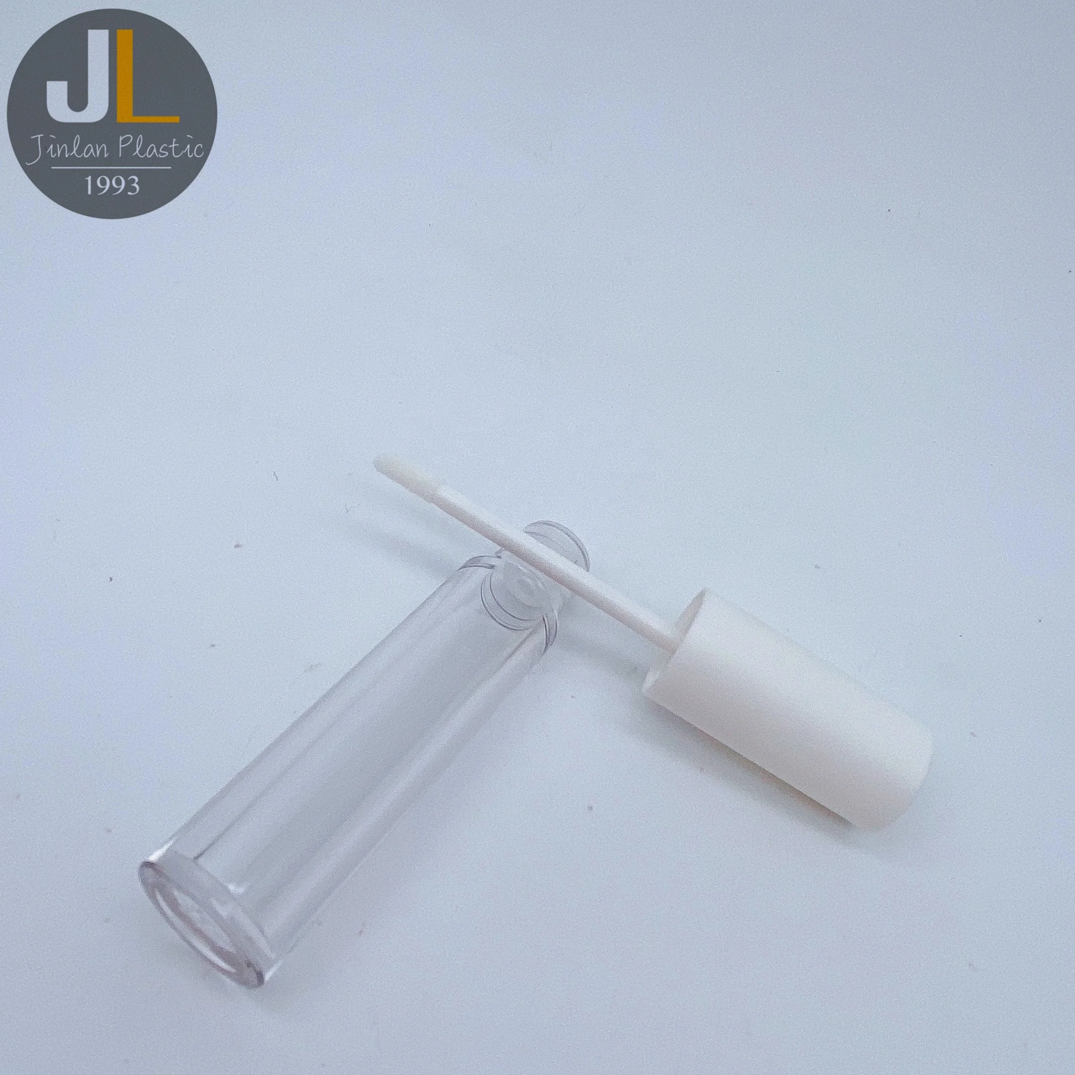 5 мл недорогая круглая белая тюбик для губ с двойными стенками