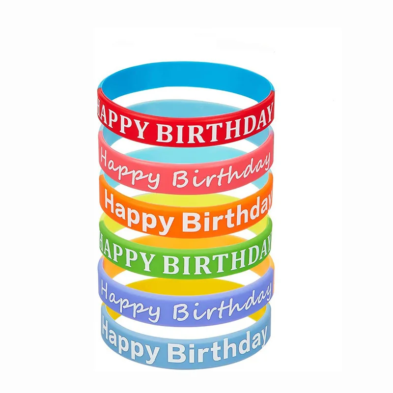 Customized Various Fashion Wrist Bands pink Silicone Rubber Bracelet Debossed