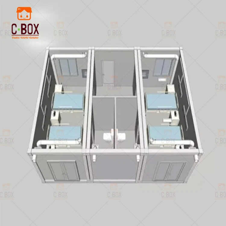 Cbox быстро устанавливаемые выдвижные здания временного укрытия другие больничные дома сборные Складные контейнерные Z-типа