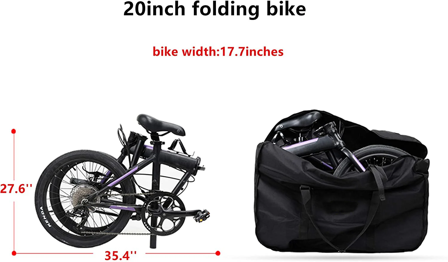 2023 Customization Folding Bike Bag Bike Travel Bag Case Box Thick Bicycle Folding Carry Bag Pouch,Bike Transport Case for Air