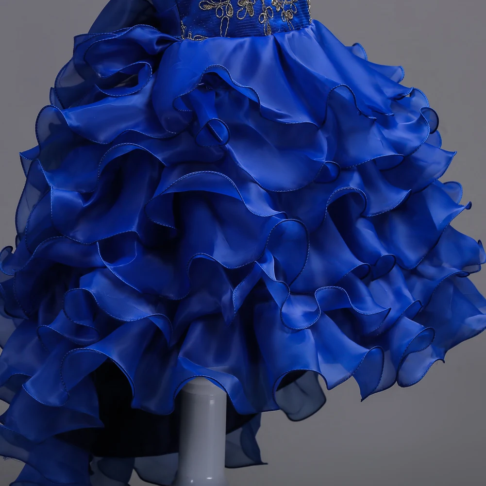 high quality Drop Shipping little girls wedding dresses pack Puffy Princess Flower Birthday Party Wedding Flower Girl Dress