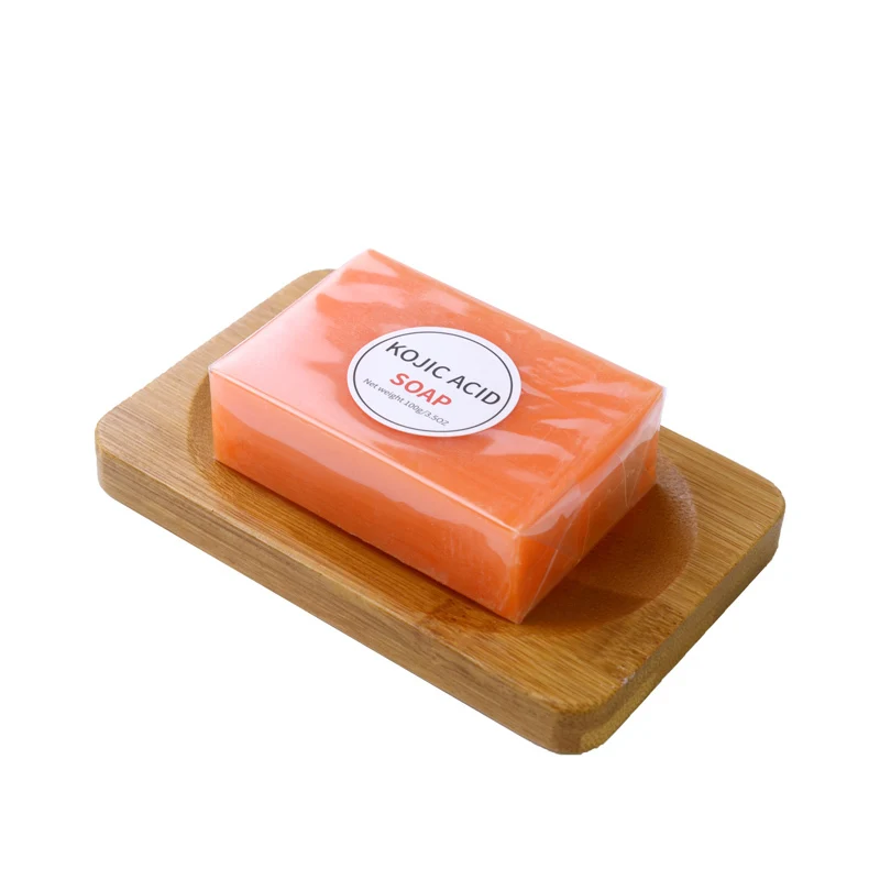 Bath Supplies 100g 140g 200g Wholesale Private Label Handmade Organic papaya Whitening Kojic Acid Soap with glutathione for skin