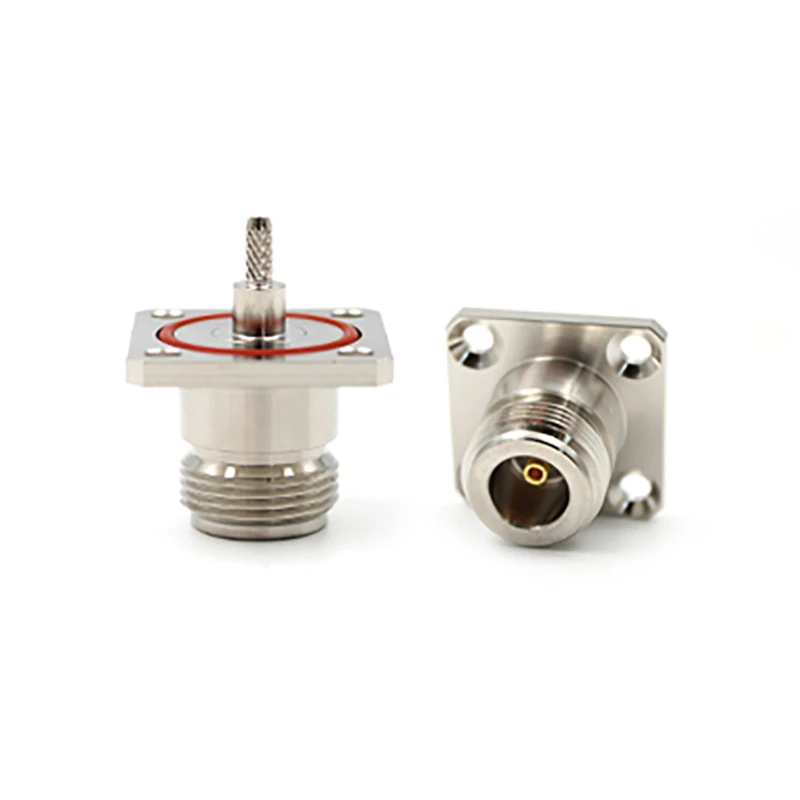 N-KF3YM-A RF Connector N Female Flange for RF316 Cable, crimp 0-6GHZ