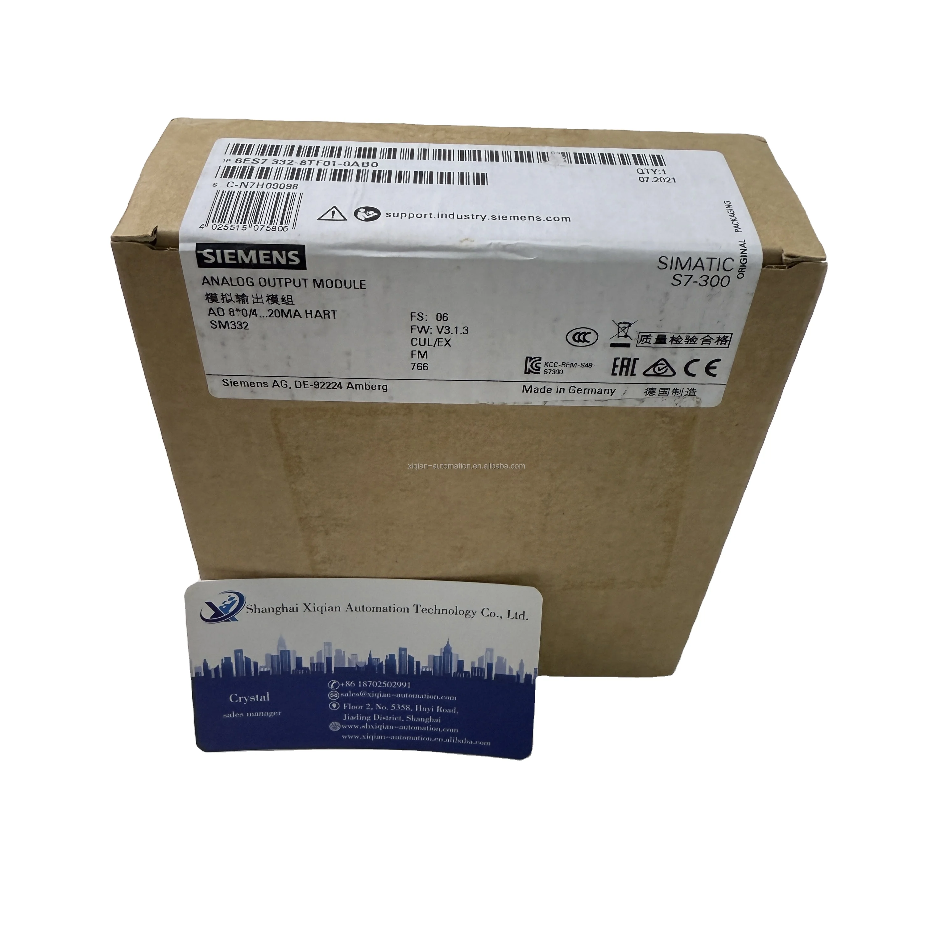В наличии цена S7-300 6ES7317-2EK14-0AB0 S7 300 SIMATIC CPU логотип siemens plc модуль