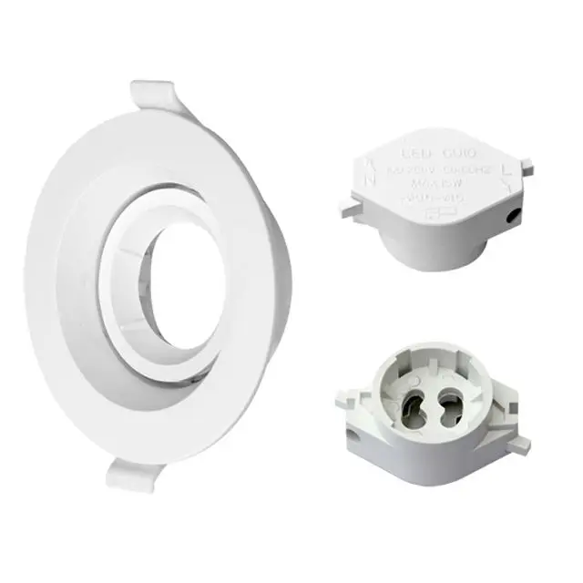 New down light fixture with gu10 holder adjustable beam angle down light frame