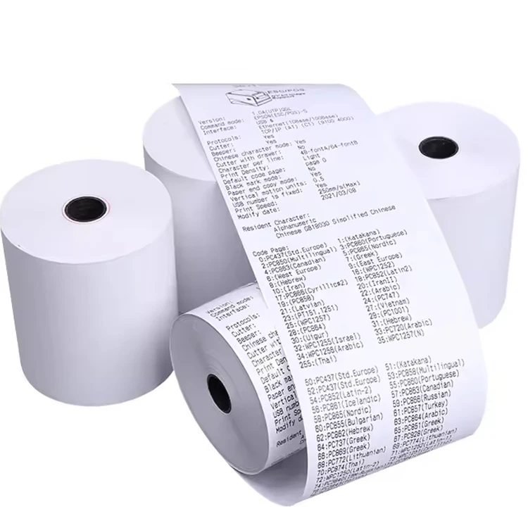 China Factory manufacturer good price thermal cash register paper roll 80x80mm 70g paper
