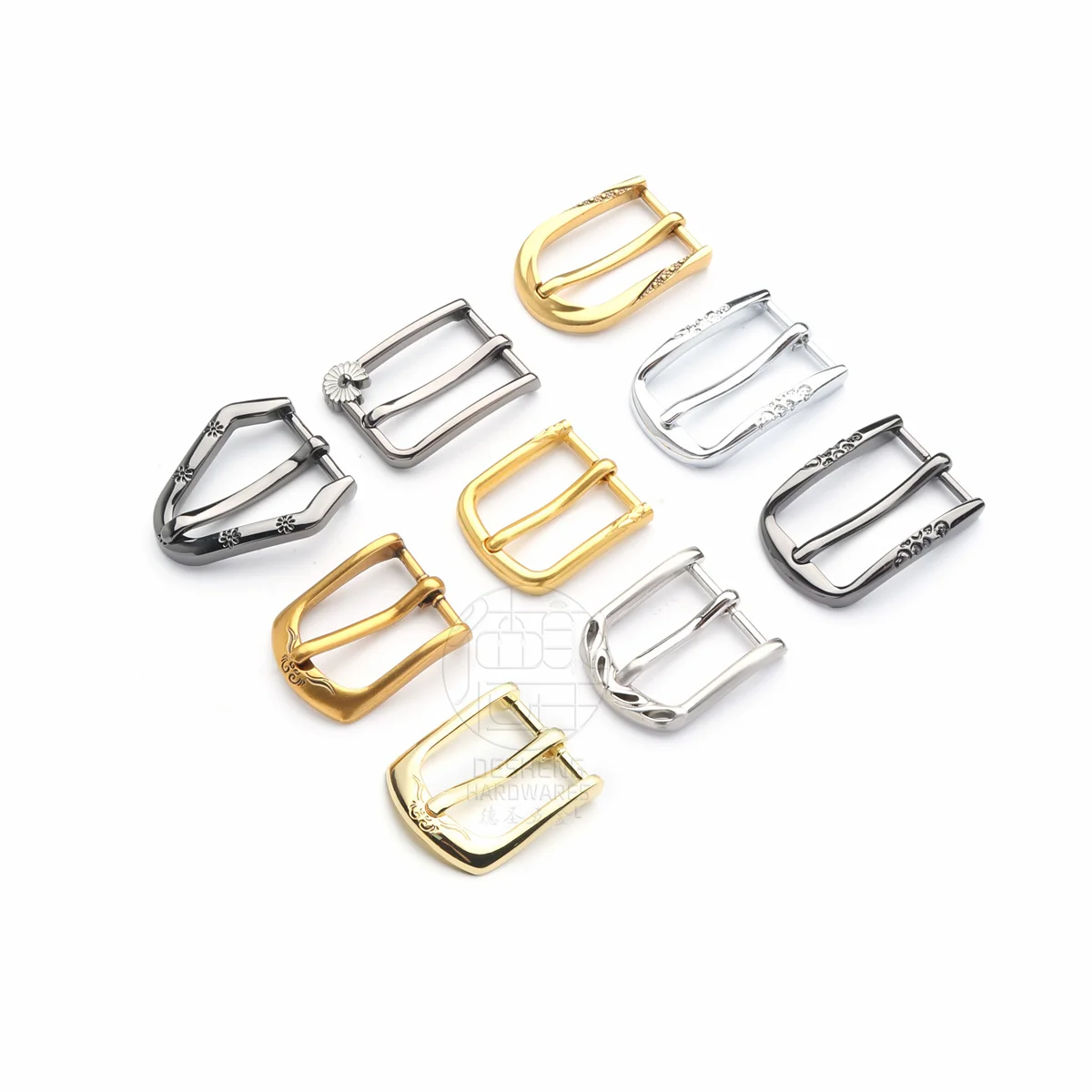 25mm Metal Pin Belt Buckle For Webbing Leather Strap Zinc Alloy Multi Style Pin Buckle For Women