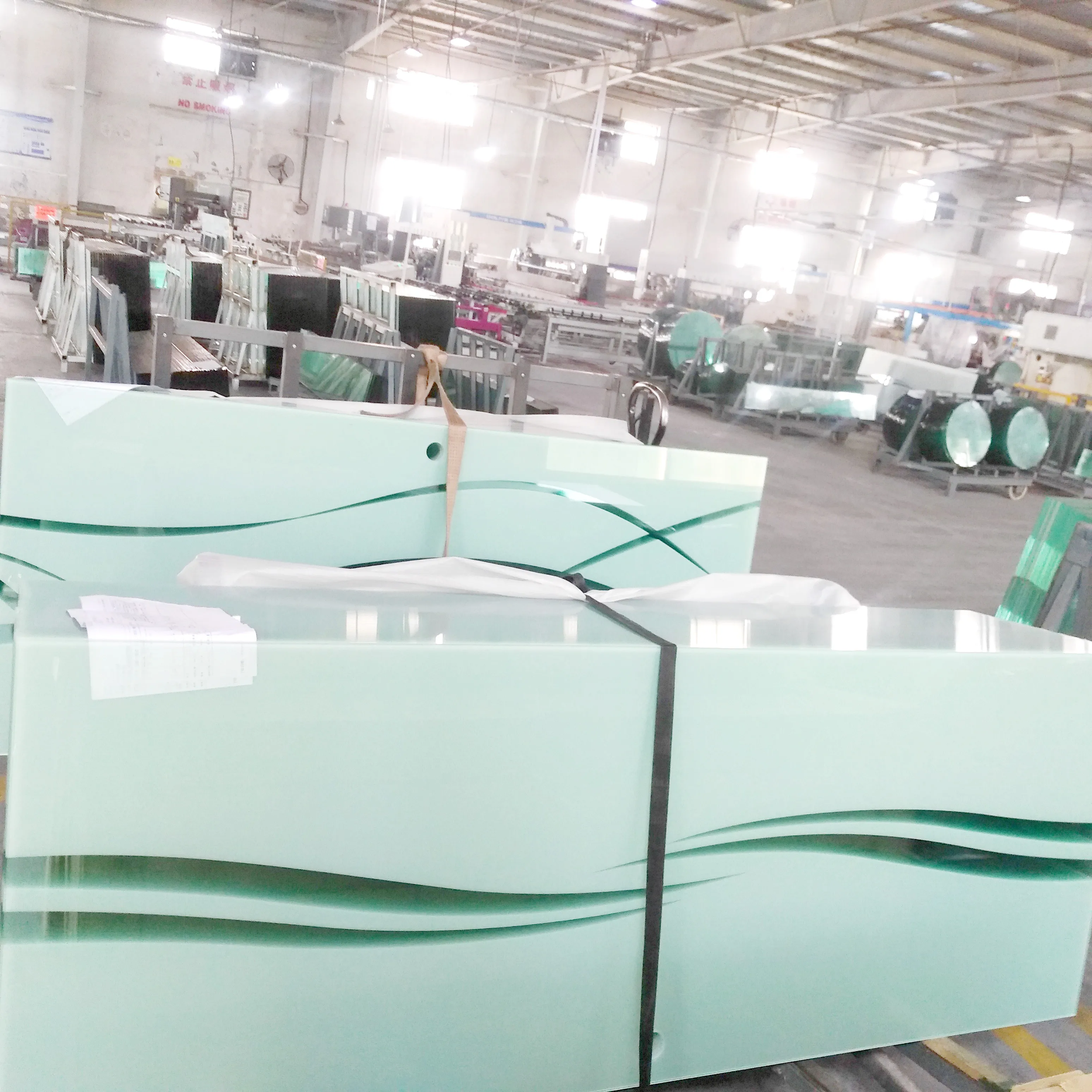 China Glass Factory customization 3mm 4mm 5mm 6mm 8mm 10mm 12mm Ceramic Silk Printed Glass shower room glass