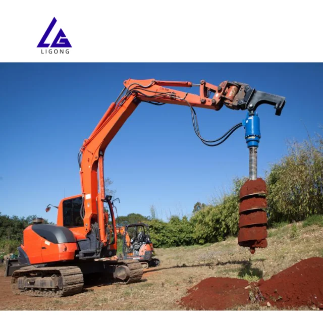 Hydraulic auger  for 1-30t excavator