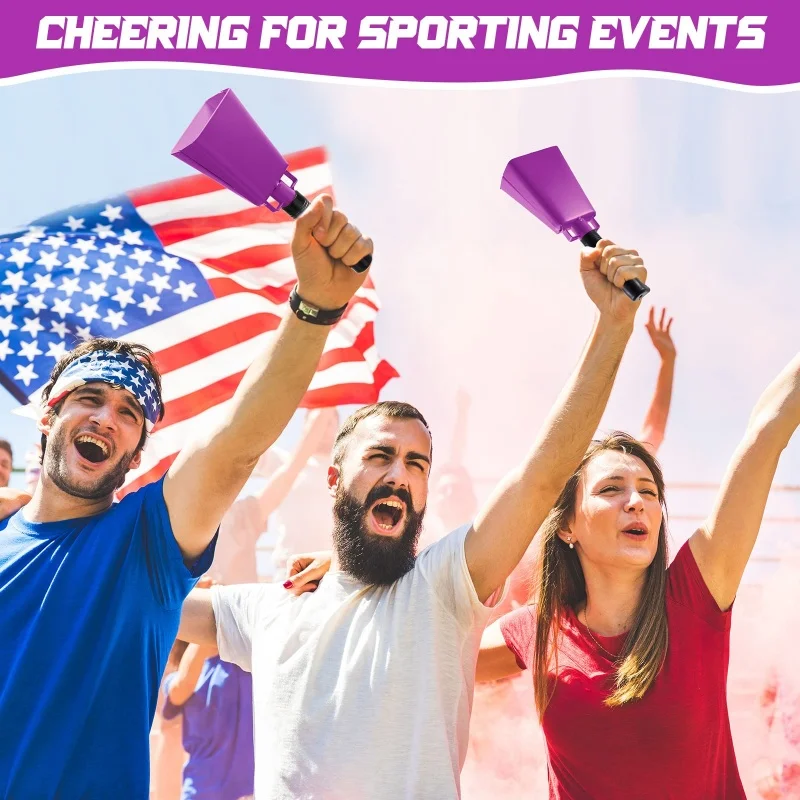 cow bell manufacturers supplier race merch for sports event football match Make a vibrant sound cow bell large