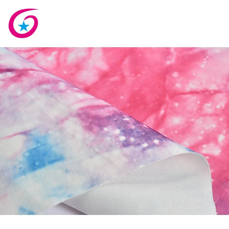 
Tie dye effect heat transfer print 100% polyester fabric canvas fabric 