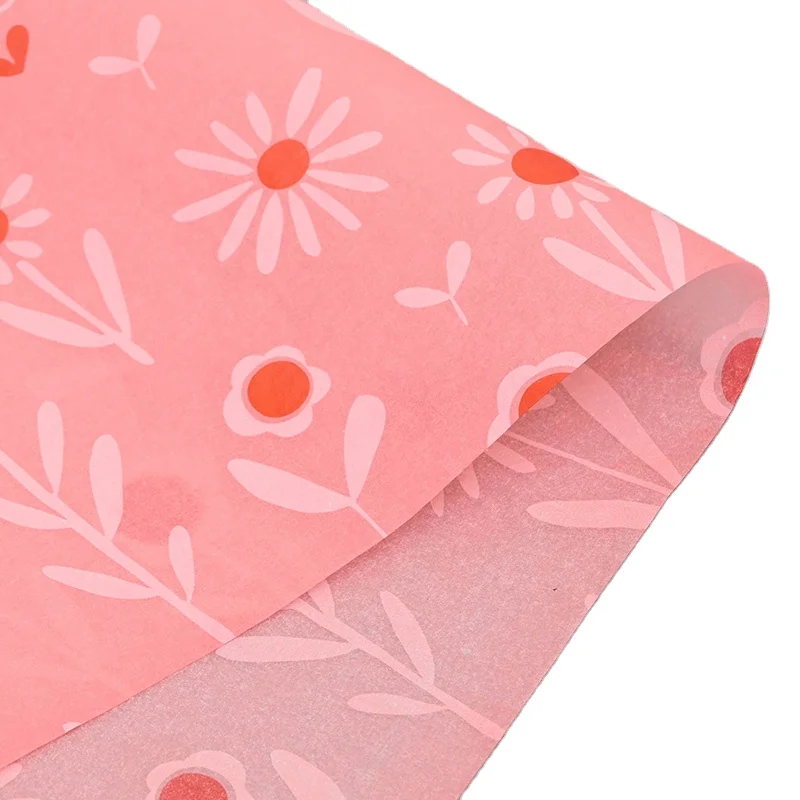 Hot Sale Luxury Wax Paper Tissue Packing Paper Sheets For Food Packing