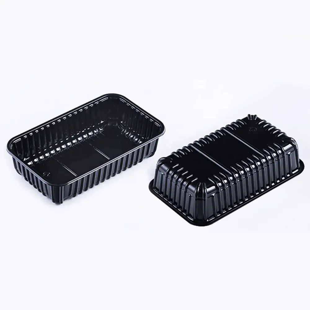 Wholesale Custom Convenient Food Grade PET Plastic Mushroom Packaging Tray Premium Quality Bowls and Plates