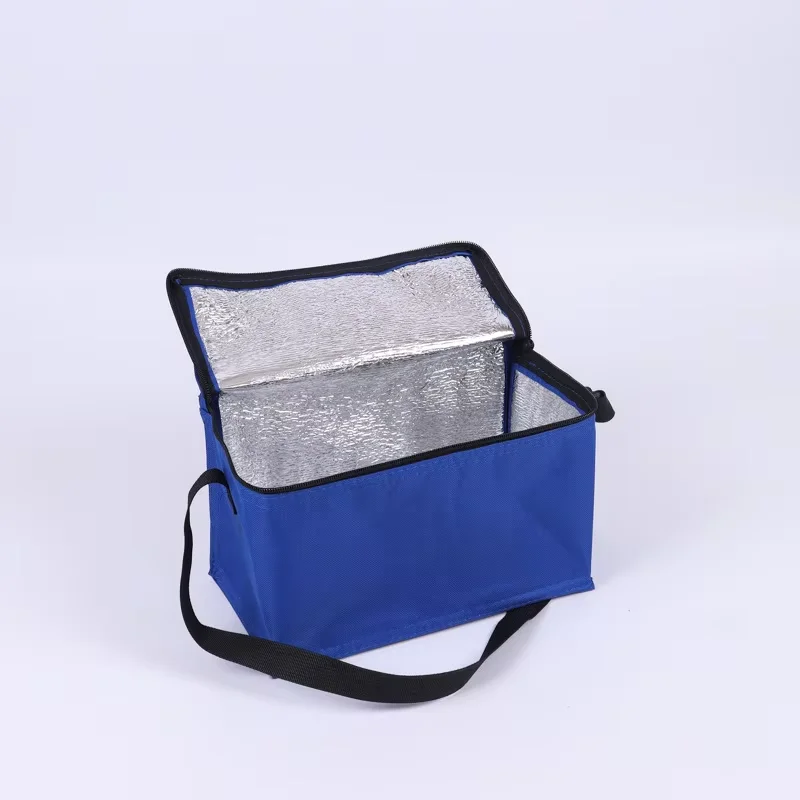 Factory Custom size cheap non woven insulated lunch wine beer food delivery thermal bag with logo print