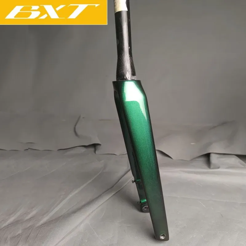 700c Carbon Disc Brake OEM Road Bike Fork China supplier Flat Mount Thru Axle Fork Internal Brake Line