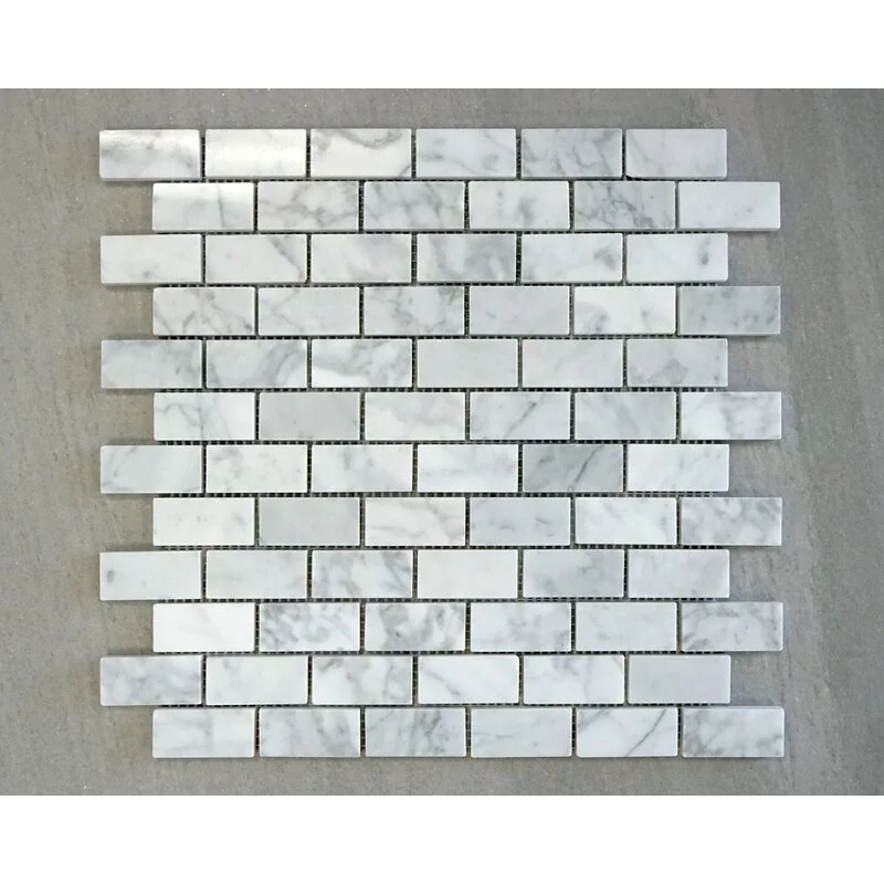 Wholesale Bathroom  Backsplash Shower Marble  Brick Joint  Mosaic Wall & Floor Tile