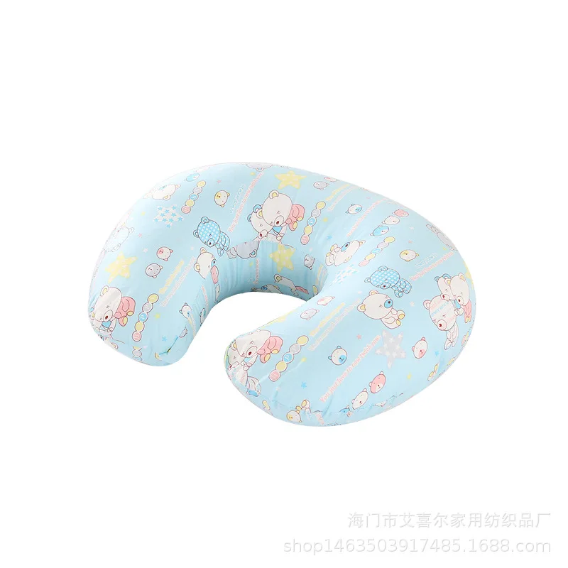 The most popular cotton U-shaped baby throw pillow is removable baby breastfeeding nursing pillow